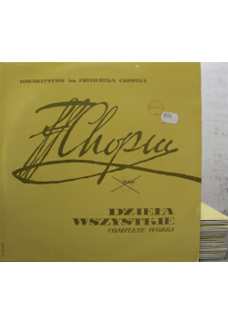 Fryderyk Chopin Dzieła wszystkie 22 Części Płyta Winylowa