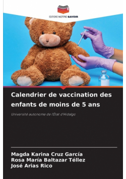 Calendrier de vaccination des enfants de moins de 5 ans