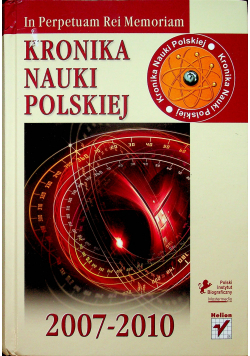 Kronika Nauki Polskiej 2007 2010