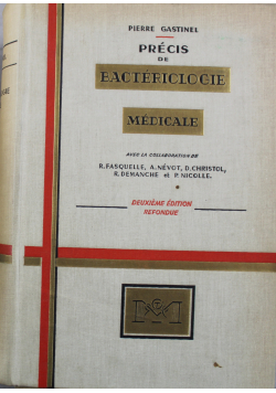 Precis de Bacterioogie medicale