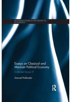 Essays on Classical and Marxian Political Economy