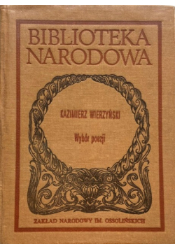 Wierzyński Wybór poezji