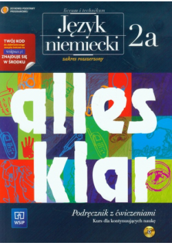 Alles klar 2A Podręcznik z ćwiczeniami + CD Zakres rozszerzony