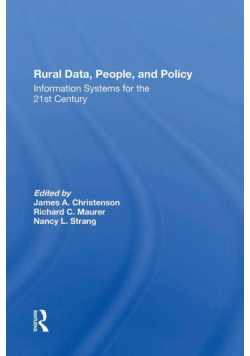 Rural Data, People, And Policy