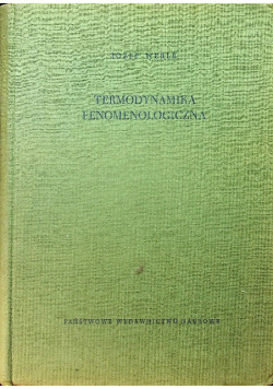 Termodynamika fenomenologiczna