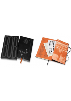 Notes linie L Bob Dylan czarny MOLESKINE