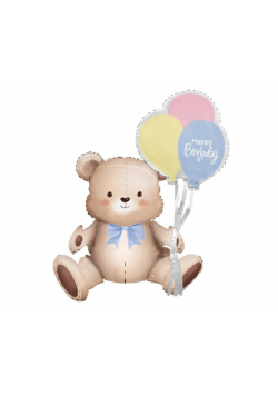 Balon foliowy Miś z balonikami 41x76x31cm