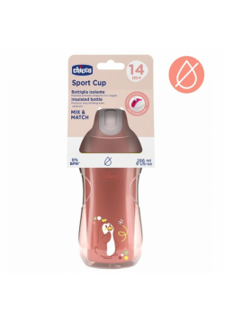 Kubek niekapek termicz ze słomką 266ml brzosk 14m+
