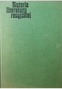 Historia literatury rosyjskiej 1 tom