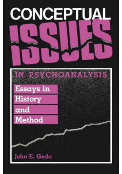 Conceptual Issues in Psychoanalysis