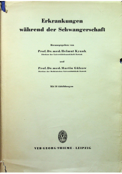 Erkrankungen wahrend der Schwangerschaft