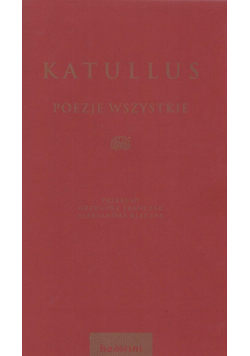 Katullus poezje wszystkie