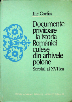 Documente Privitoare La Istoria Romanilor