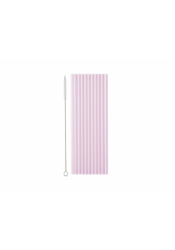 Słomki plastikowe 23cm fioletowe 12szt
