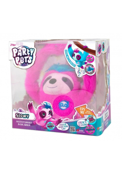 Party Pets - Slowy Leniwiec różowy