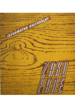 Informator kulturalny Zakopane