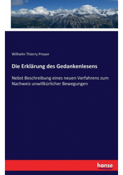 Die Erklärung des Gedankenlesens