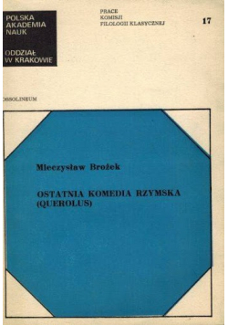 Ostatnia Komedia Rzymska