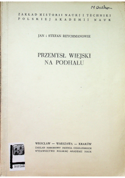 Przemysł wiejski na Podhalu