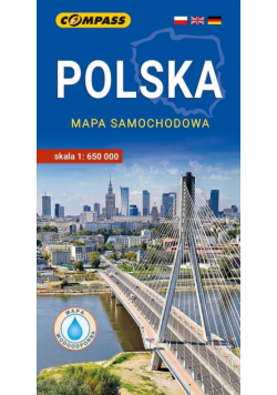 Mapa - Polska mapa samochodowa lam 1:650 000