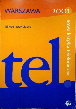 Nowa Książka telefoniczna Warszawa 2001