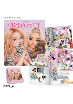 Zestaw z naklejkami Kitty and Doggy Top Model 13571A