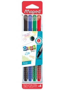 Cienkopis Graph Peps Deco 4 kolory MAPED
