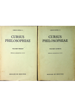 Cursus Philosophiae 2 Tomy