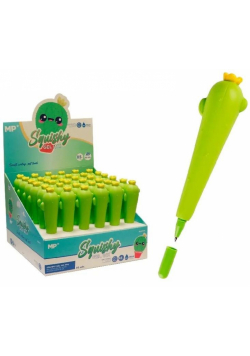 Długopis żelowy 0,5mm Squishy Kaktus (36szt)
