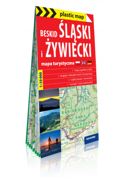 Beskid Śląski i Żywiecki; foliowana mapa turystyczna 1:50 000