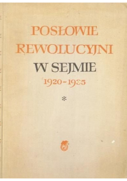 Posłowie rewolucyjni w sejmie 1920  1935