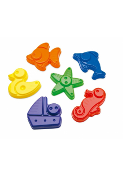 Zestaw 6 dużych foremek 9-12cm