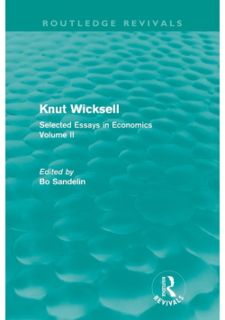 Knut Wicksell (Routledge Revivals)