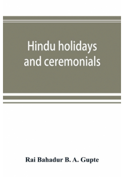 Hindu holidays and ceremonials
