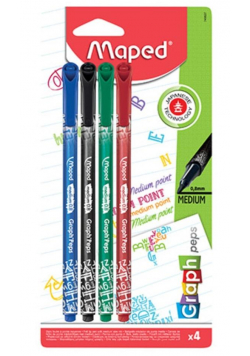 Cienkopis Graph Peps Deco Max 4 kolory MAPED