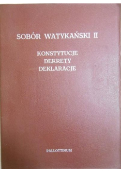 Konstytucje dekrety deklaracje