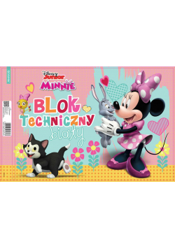 Blok techniczny A4/10K biały Minnie