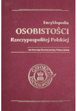 Encyklopedia osobistości  Rzeczypospolitej Polskiej Tom III