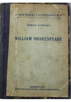 William Shakespeare 1927 r.