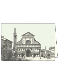Karnet z kopertą ITW 007 Firenze Basilica S. Maria