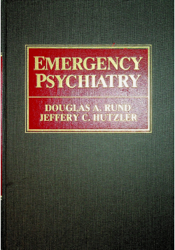 Emergency psychiatry