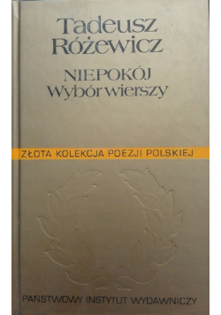 Różewicz Niepokój Wybór wierszy