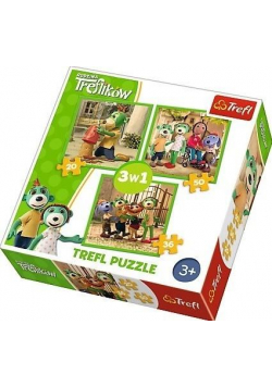 Puzzle 3w1 Zabawy Treflików TREFL