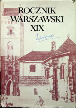 Rocznik Warszawski XIX