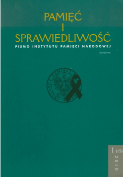 Pamięć i sprawiedliwość 1/15/2010