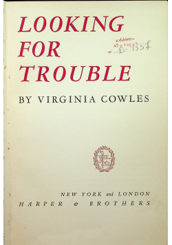 Looking for trouble 1941r