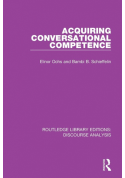 Acquiring conversational competence