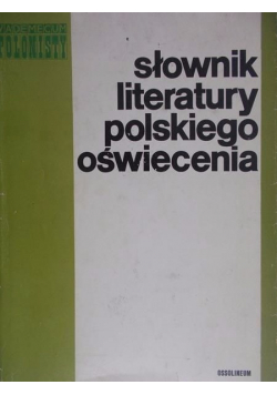 Słownik literatury polskiego oświecenia