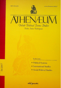 Athenaeum Polish Political Science Studies Nr 56 / 17