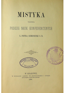 Mistyka 1896 r